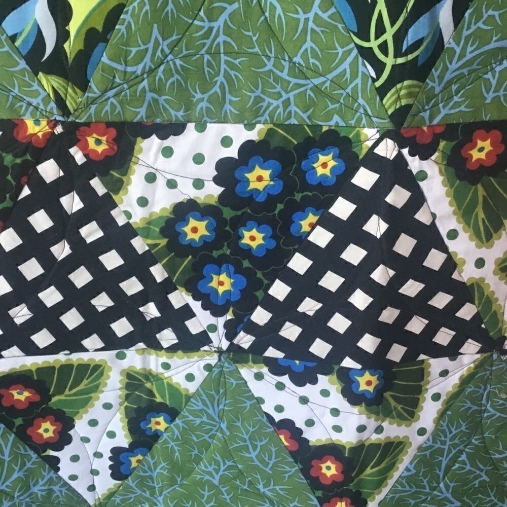 Handmade Lap Quilt Triangles - Picture 5 of 14